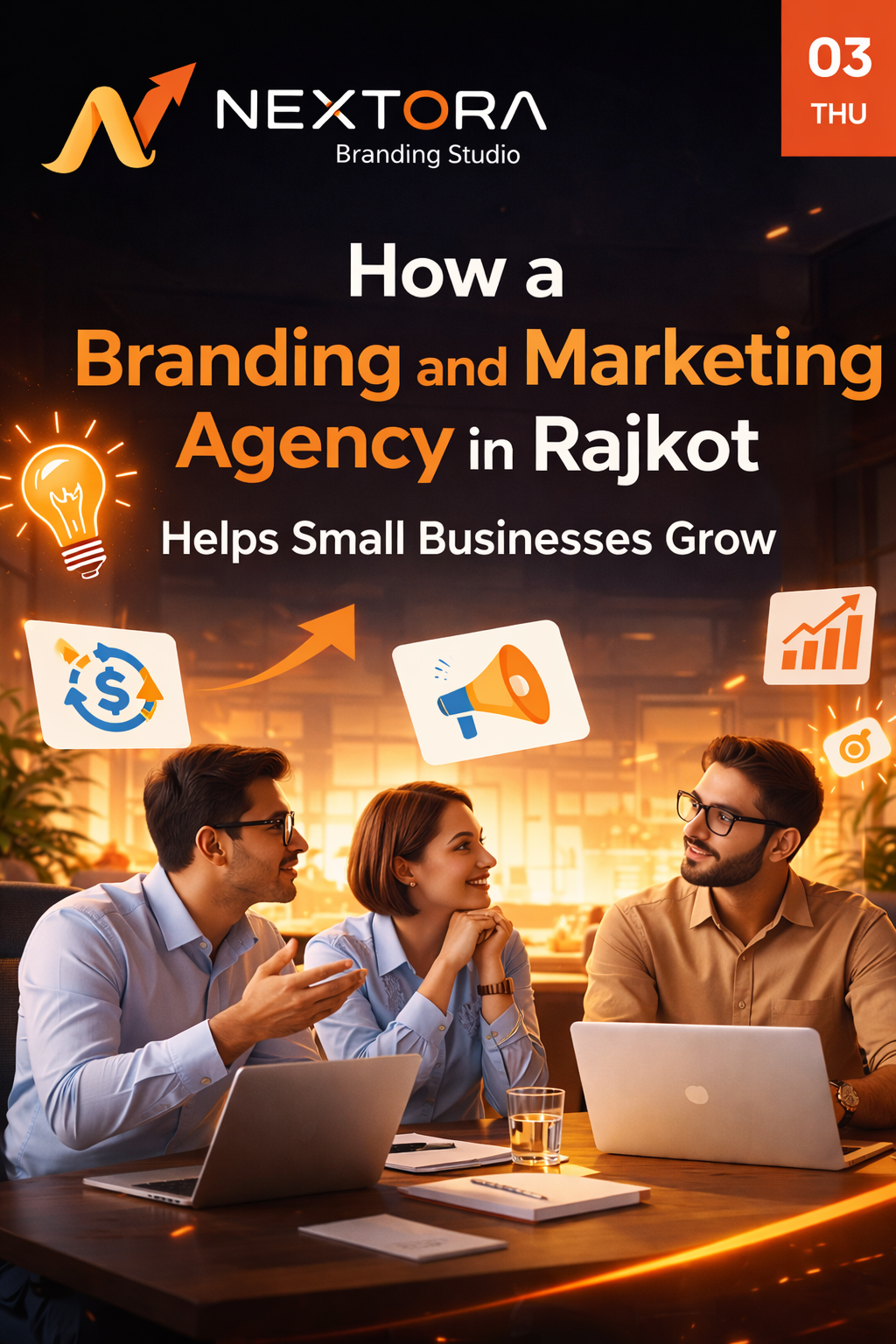 How a Branding and Marketing Agency in Rajkot Helps Small Businesses Grow